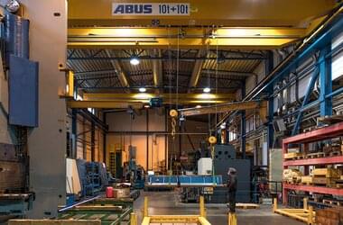 ABUS Krane Teil des effizienten Materialflusses und der Produktion in Finnland