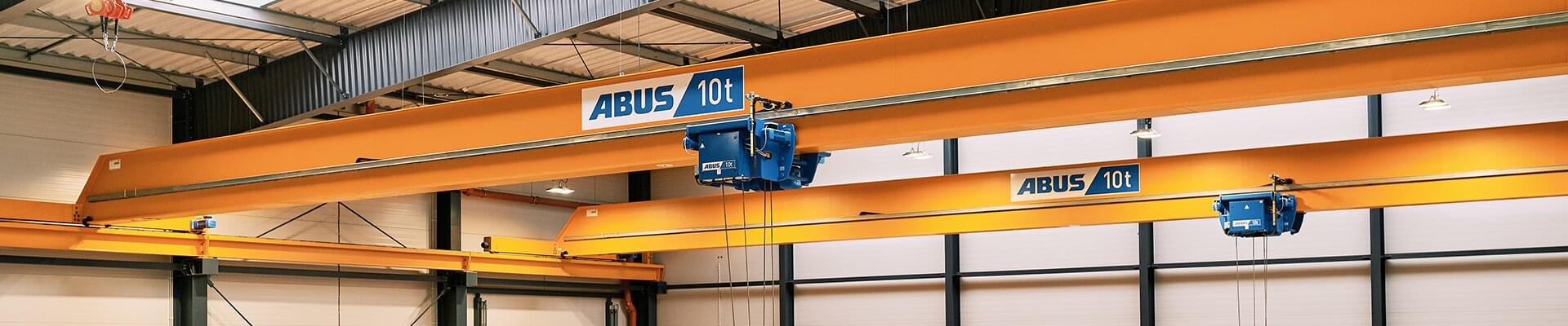ABUS Einträger-Laufkrane mit einer Tragfähigkeit von 10t bei der Firma Ruland Engineering & Consulting Sp. z o.o. in Polen