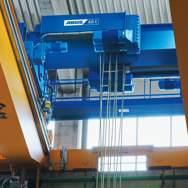 ABUS Zweischienenlaufkatze Bauart Z mit Zwillingshubwerk 