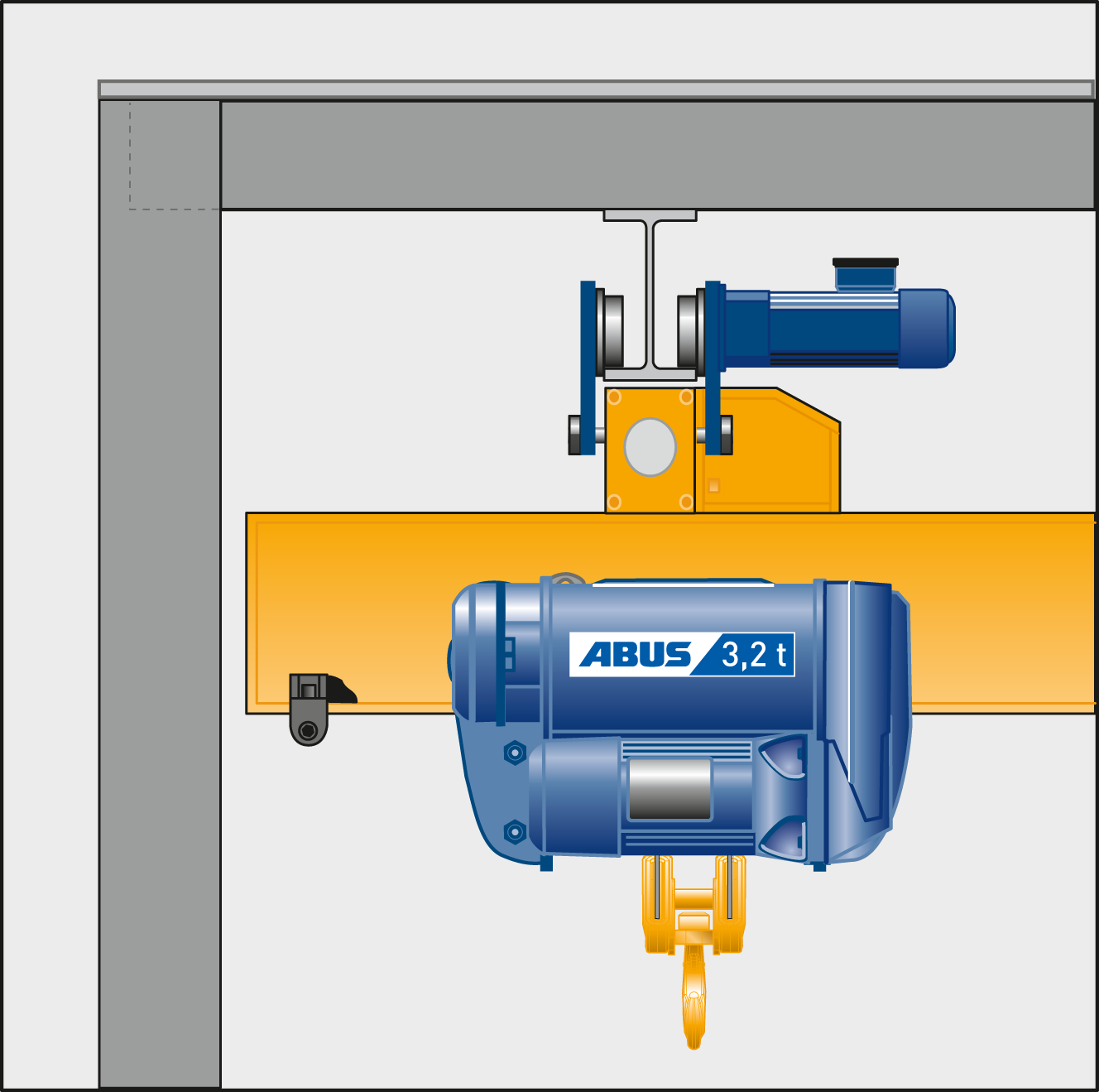 EDL Serienhauptträger-Anschluss Variante 1